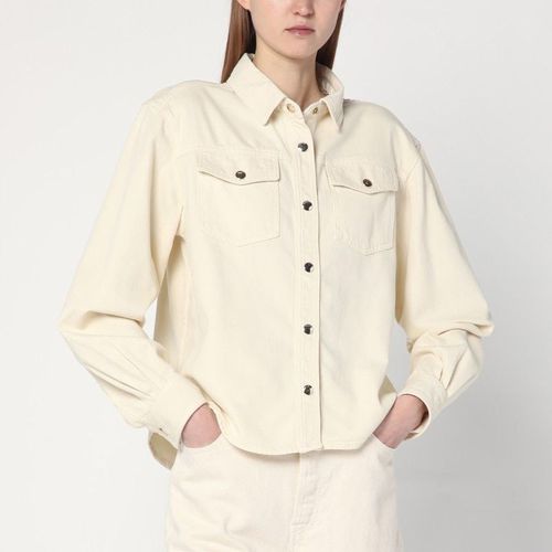 Frame Butter-Coloured Denim Shirt