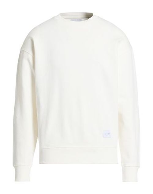Man Sweatshirt White Size L Cotton