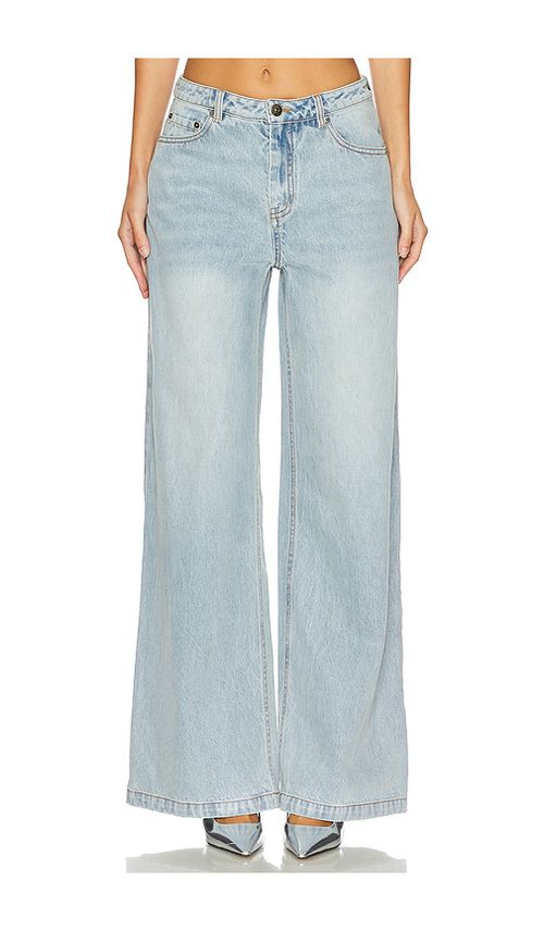 MARRKNULL WEITER SCHNITT HOLLOW OUT in Denim-Light. Größe S. Also in