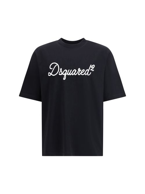 Logo-Embroidered Cotton T-Shirt — Black