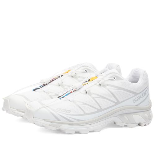 XT-6 Sneakers in White/Lunar Rock, Size UK 4