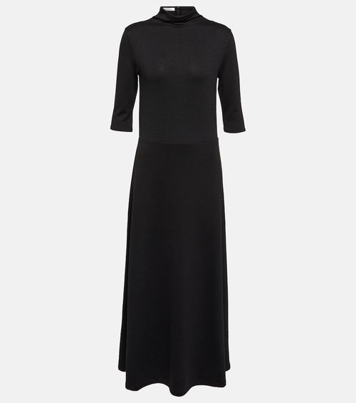 Knitted jersey midi dress