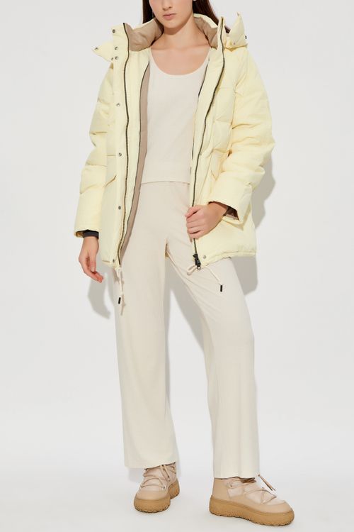 Ribbed Top, Women's, Cream