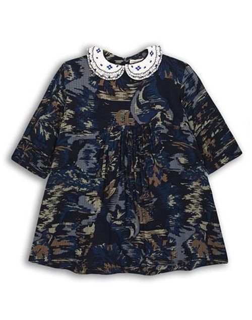 Kid Girl Kids' dress Midnight blue Size 10 Viscose