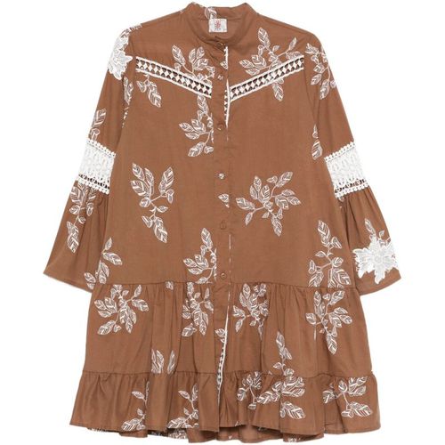 Bye bedrucktes Baumwollkleid