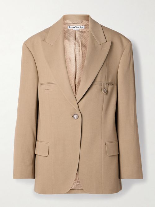 Twill Blazer - Brown