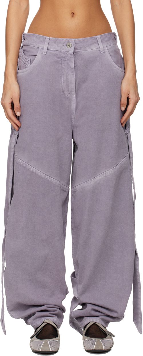 Purple Long Jeans