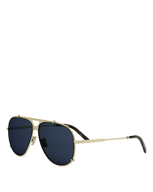New DIOR
\'DiorBlackSuit A3U
59mm Pilot
Sunglasses
Shiny Black / Smoke made Italy Dior Eyewear - DiorBlackSuit A3U Aviator-Style Metal  main image 2