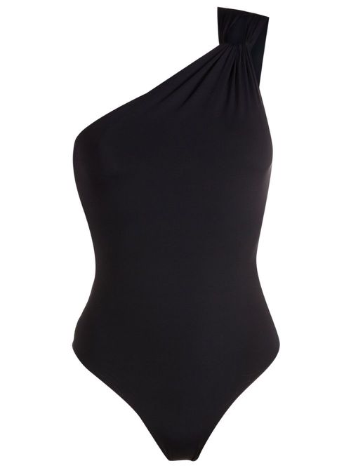 One-shoulder swimsuit - Black