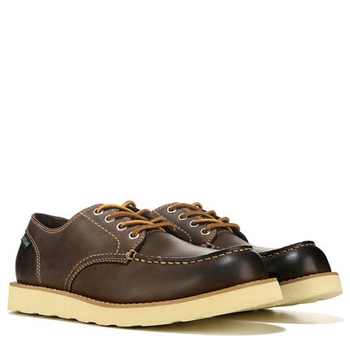 Men's Lumber Down Moc Toe Oxford Shoes (Brown Leather)