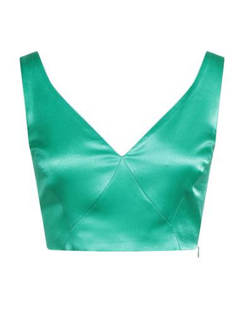 Soallure Woman Top Green Size 10 Viscose