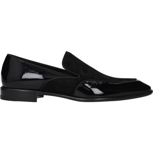 Louboutin Yaki Men's Loafers Patent Leather Black