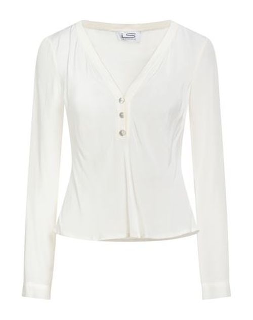 Woman Top Ivory Size S Viscose