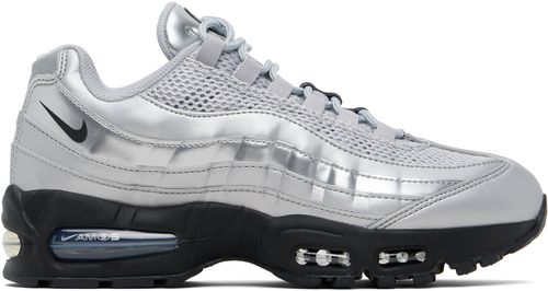 Silver Air Max 95 Big Bubble Sneakers