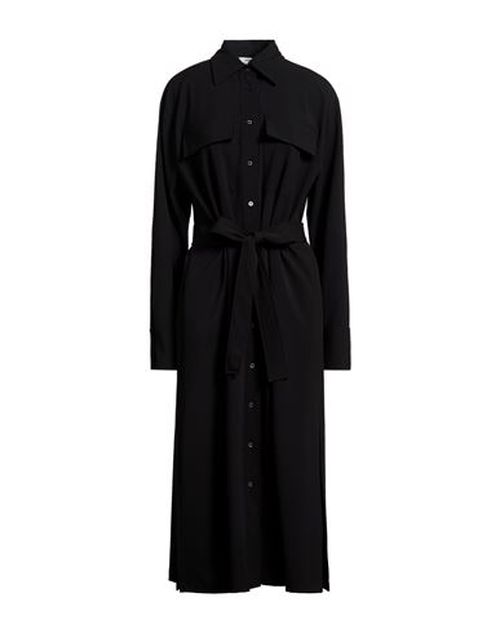 Woman Midi dress Black Size 8 Polyester, Viscose, Elastane