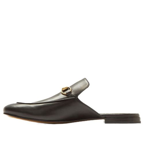 Horsebit Leather Slipper 'Black'