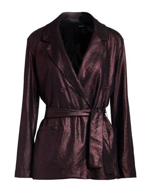 Woman Blazer Dark purple Size 1 Viscose, Elastane