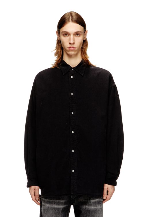 Cotton shirt with Oval D embroidery - Shirts - Man - ToBeDefined