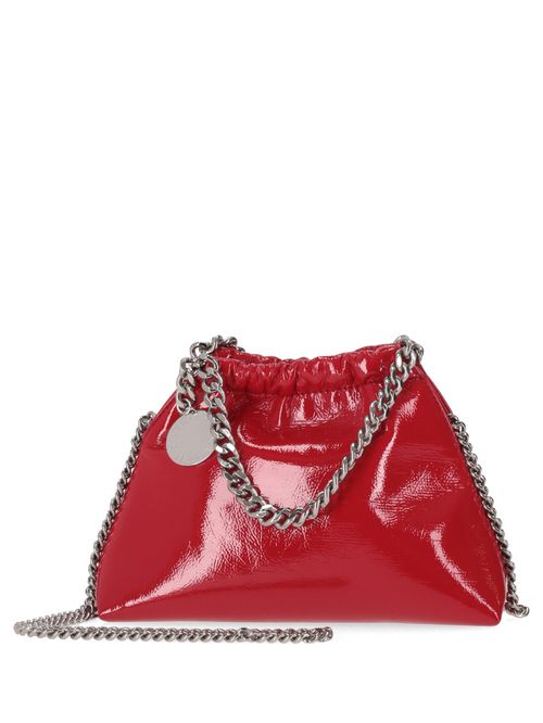 Red Falabella Drawstring Crossbody Bag