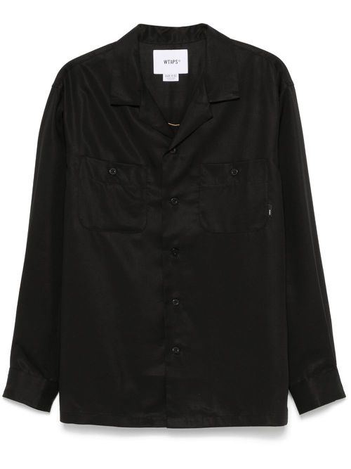 Camp-collar shirt - Black