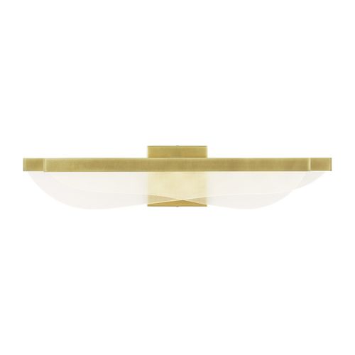 Nyra 1-Light 5.00"H LED Bathroom Vanity Light in Plated Bra