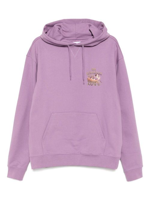Sky High Farm graphic-print hoodie - Purple