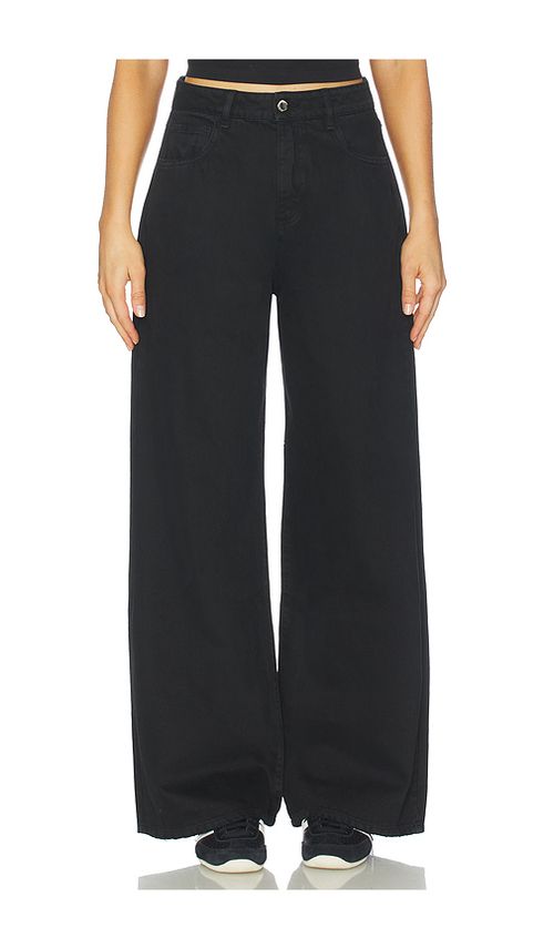 Icon Denim Debby Wide Leg Jeans in Black. 32 also , 25, 26, 27, 28, 29