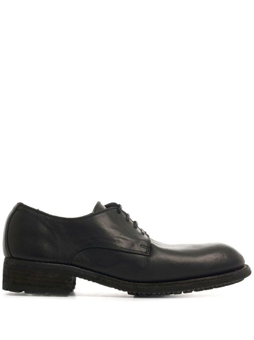 X Undercover leather derby shoes - Black