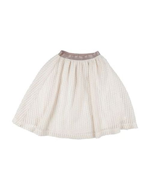 Caffé D'orzo Kid Girl Kids' skirt Ivory Size 14 Acrylic, Polyester, Modal, Silk