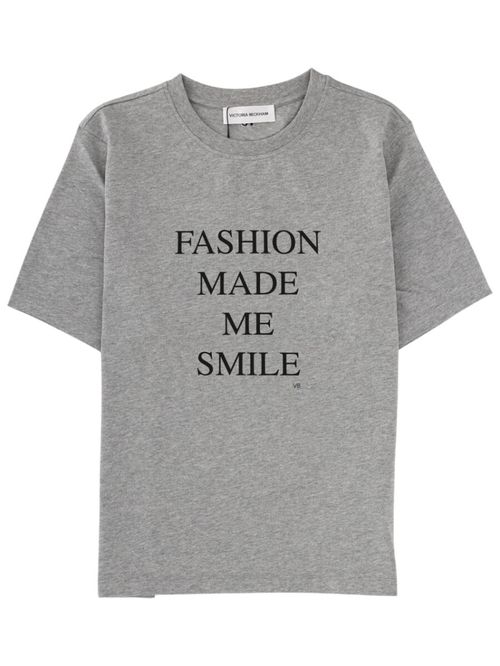 Grey Graphic Crew Neck T-Shirt