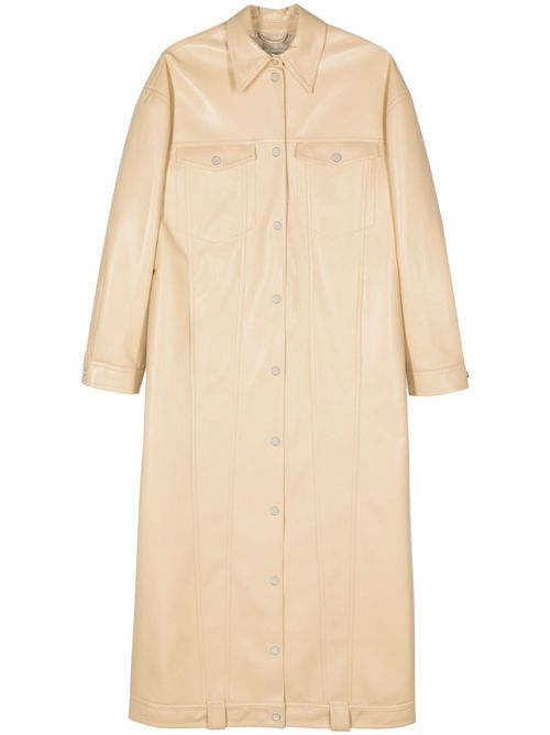 Keano single-breasted coat - Neutrals