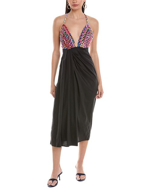 Jutta Linen-Blend Maxi Dress