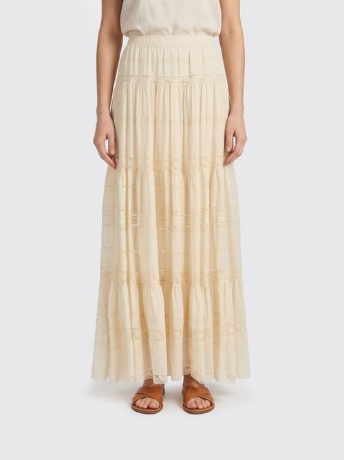 Skirt Woman color White