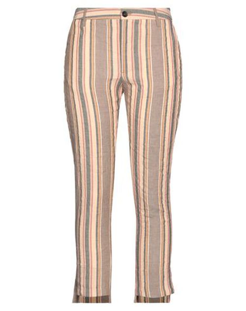 Nostrasantissima Woman Pants Sand Size 2 Linen, Cotton, Elastane