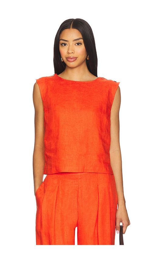 Nation Los Angeles TANK-TOP CARA in Burnt Orange. Größe XS. Also in L, M, XL/1X