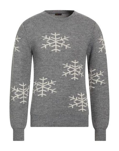 Man Sweater Grey Size M Acrylic, Polyester, Wool