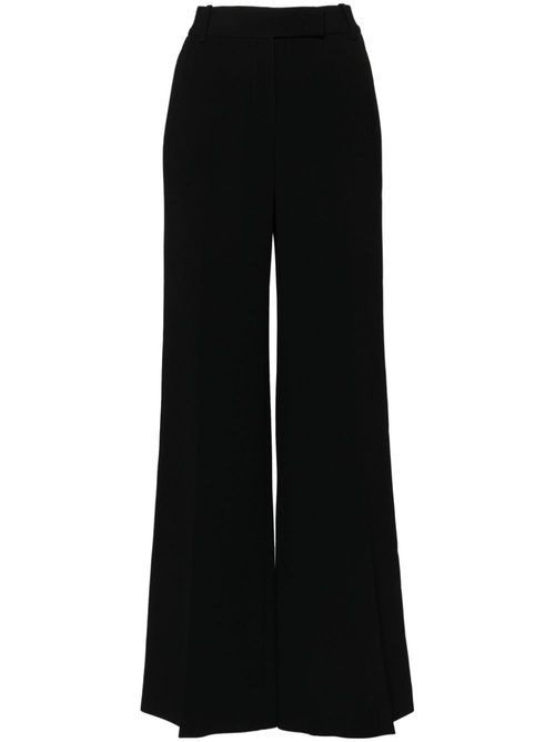 Wide-leg tailored trousers - Black