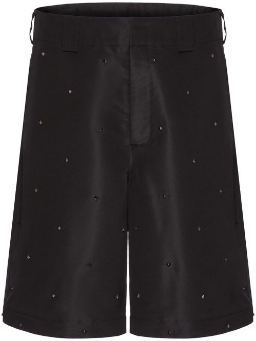Valentino Garavani Rockstud-embellished shorts - Black