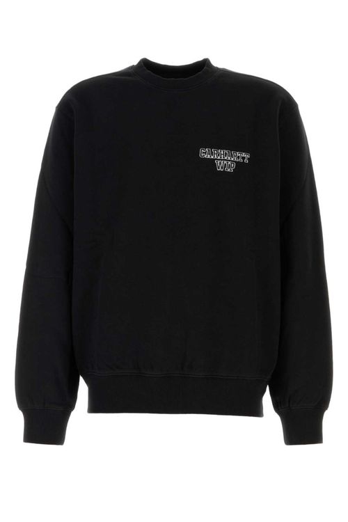 Black Crewneck Logo Sweatshirt