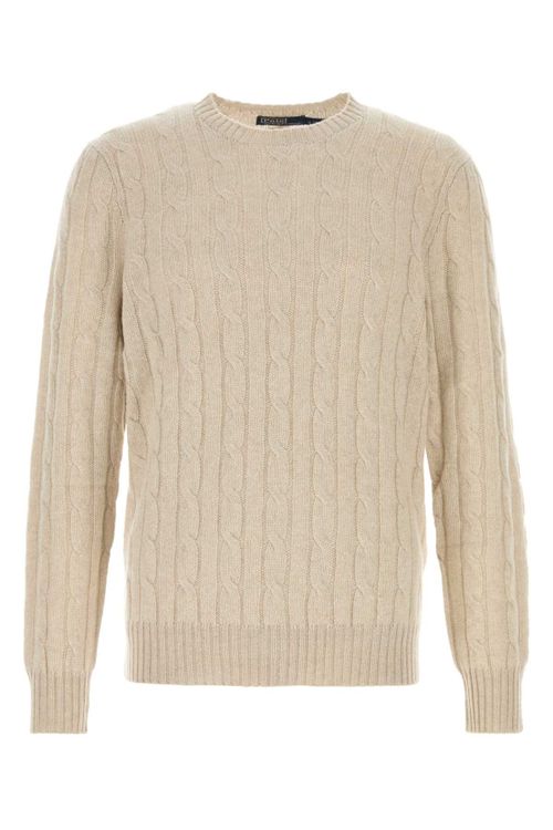 Cable Sweater — Beige