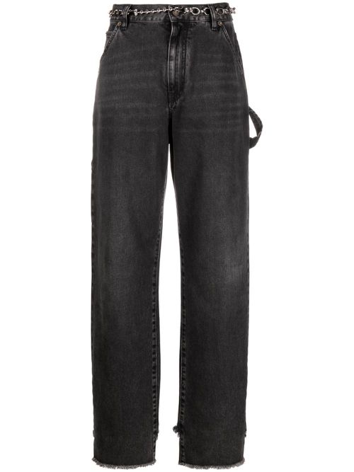 Wide-leg carpenter jeans - Black