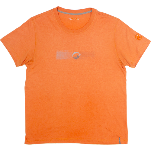 MAMMUT Mens T-Shirt Orange Crew Neck