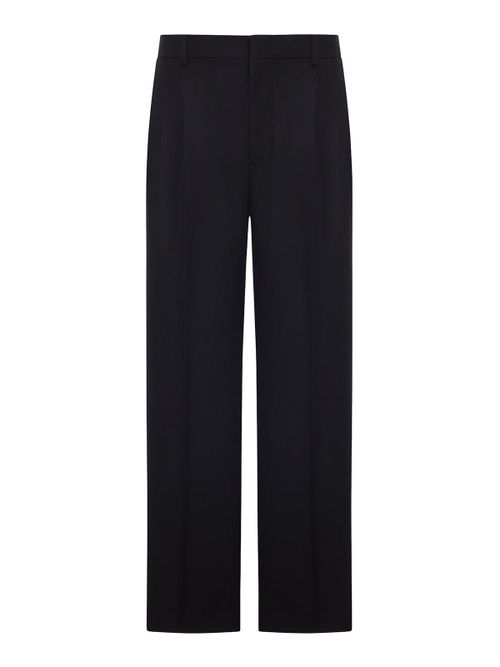 Tailored Wool Trousers With Pences