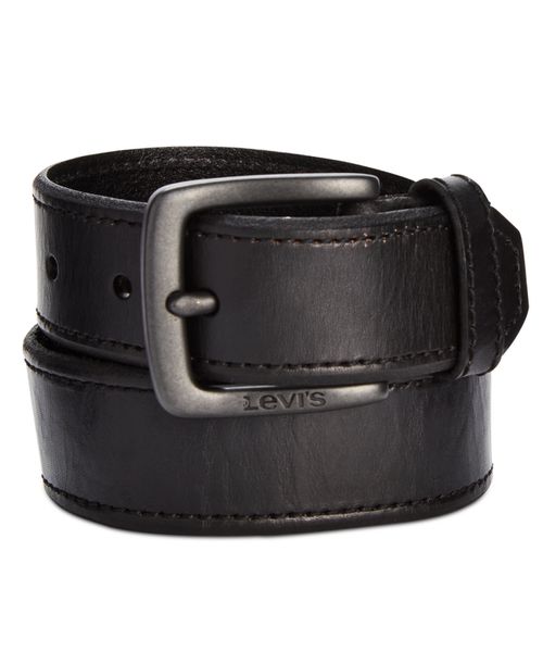 Men's Casual Leather Belt - Black