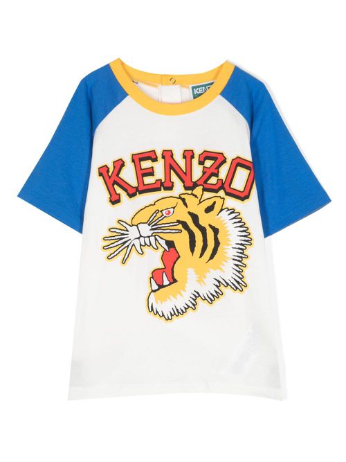 Logo-print cotton T-shirt - Neutrals