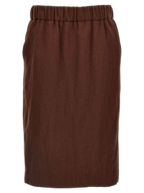 Safya Skirt — Brown