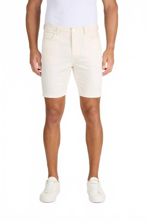 Brando Slim Fit Short In Vintage Blanc