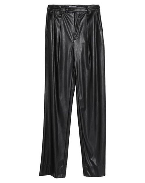 Woman Pants Black Size 2 Polyurethane, Polyester