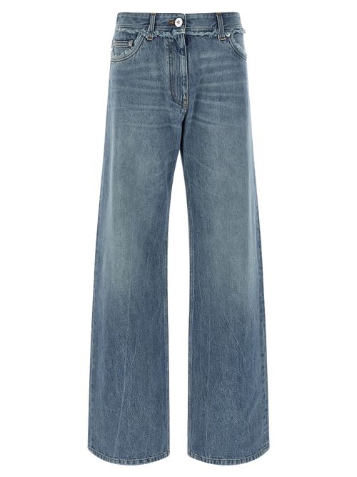Stonewashed Denim Jeans — Blue