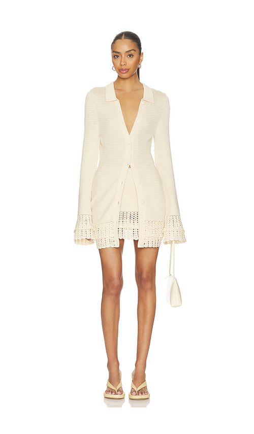 DEVON WINDSOR Wendy Tunic in Cream. L. Also in XS, S